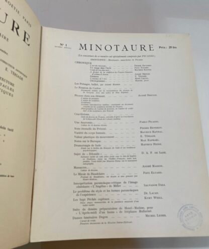 Minotaure Collezione completa 11 fascicoli 13 numeri 1933-1939 Skira - immagine 68