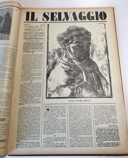 Il Selvaggio annata completa 1928 Mino Maccari - immagine 5