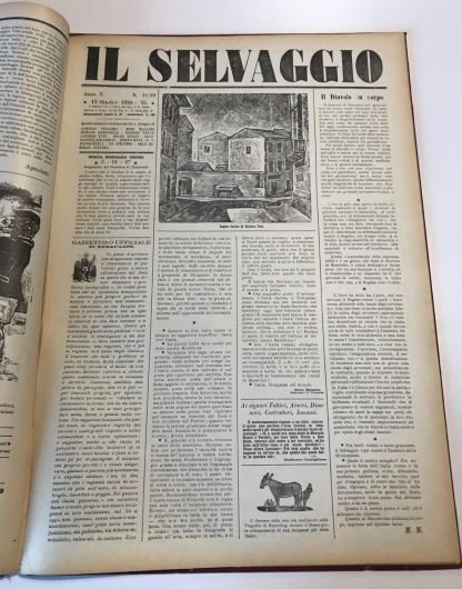 Il Selvaggio annata completa 1928 Mino Maccari - immagine 7