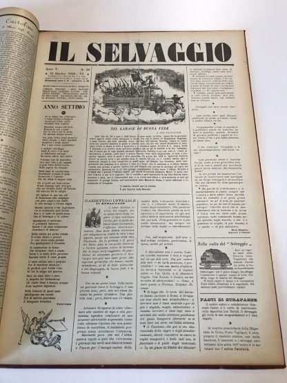 Il Selvaggio annata completa 1928 Mino Maccari - immagine 10