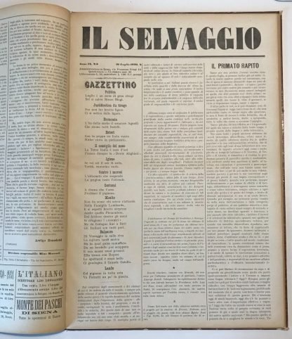 Il Selvaggio annata completa 1932 dir. Mino Maccari - immagine 12