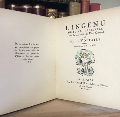 Voltaire L'Ingénu Histoire véritable tirée du manuscrit du Père Quesnel - immagine 3