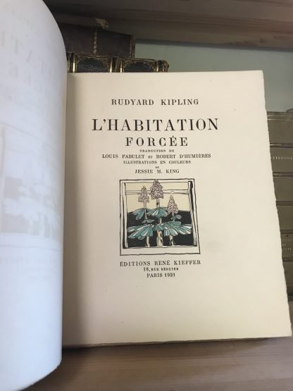 Rudyard Kipling L'Habitation Forcée illustrations Jessie M. King Kieffer 1921 - immagine 5