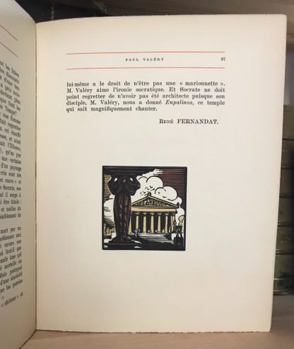 Paul Valery Editions de la Revue le Capitole 1926 - immagine 6