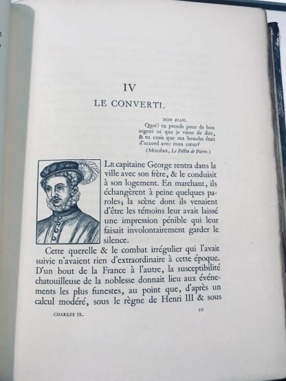 Prosper Mérimée Chronique du Règne de Charles IX Édouard Pelletan 1913 Perrichon - immagine 7