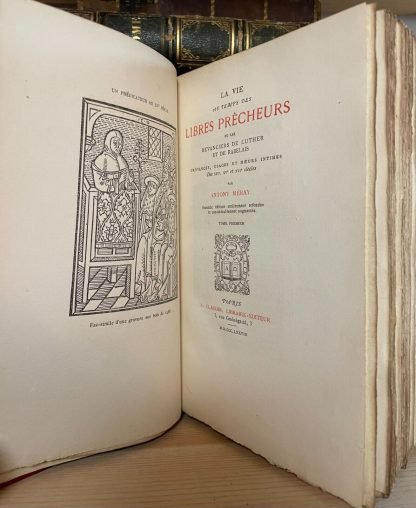 Antony Meray La vie au temps des libres prêcheurs Claudin libraire 1878 2 volumi - immagine 11