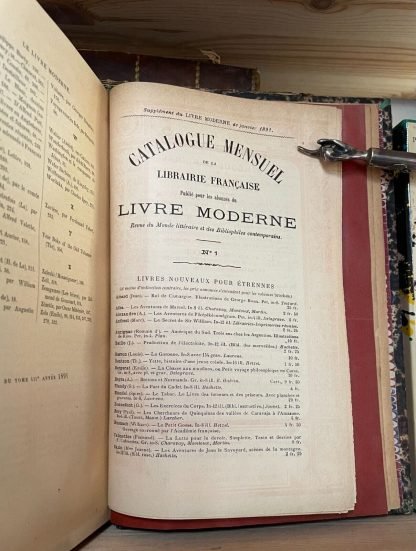 Uzanne Le Livre Moderne 5 volumes Quantin 1890-1892 - immagine 15