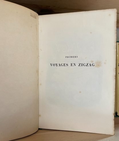 Töpffer Premiers Voyages en zigzag Garnier Frères 1874 - immagine 7