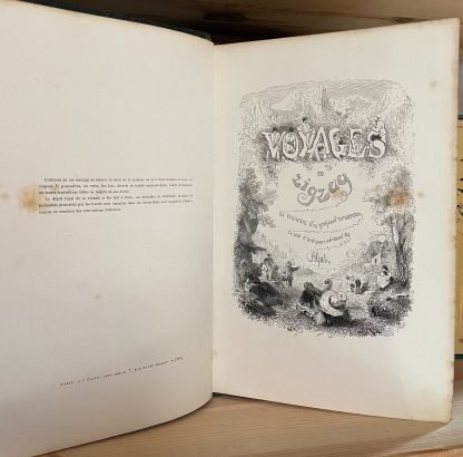 Töpffer Premiers Voyages en zigzag Garnier Frères 1874 - immagine 12