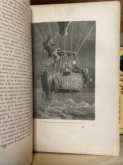 Glaisher Flammarion Fonvielle Tissandier Voyages aériens Hachette 1870 - immagine 8