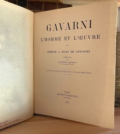 Edmond & Jules de Goncourt Gavarni L'homme et L'oeuvre Fasquelle 1925 - immagine 5