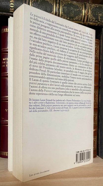 Lacan Il seminario libro III Le psicosi 1955-1956 Einaudi paperbacks 1985 - immagine 2