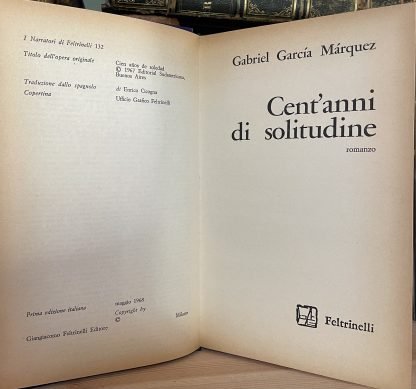 Garcia Marquez Cent'anni di solitudine Feltrinelli maggio 1968 prima edizione - immagine 4