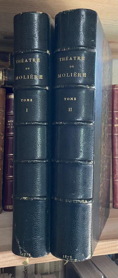 Théâtre choisi de Molière Alfred Mame et fils 1878-1879 Tome I Tome II - immagine 2