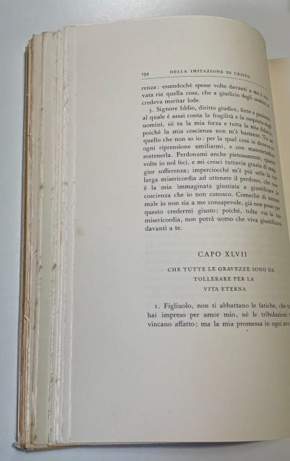 Tommaso Da Kempis Della Imitazione di Cristo Libri quattro Tallone 1956 - immagine 17