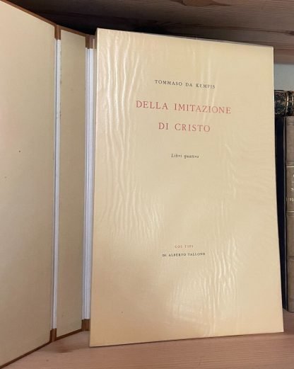 Tommaso Da Kempis Della Imitazione di Cristo Libri quattro Tallone 1956