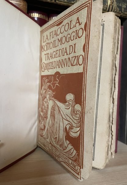 D'Annunzio La fiaccola sotto il moggio prima edizione Treves 1905 quinto migliaio - immagine 4