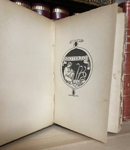 D'Annunzio La fiaccola sotto il moggio prima edizione Treves 1905 quinto migliaio - immagine 13