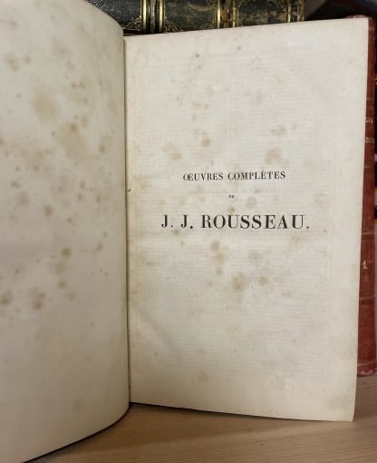 J. J. Rousseau Oeuvres complètes Paris 1826 Verdière Sautelet Dupont - immagine 17