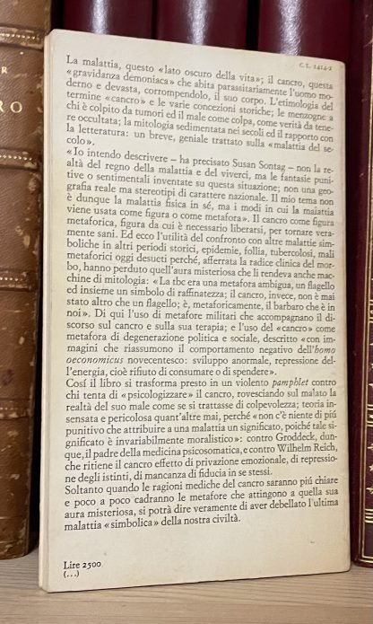 Susan Sontag Malattia come metafora Einaudi Nuovo Politecnico 1979 - immagine 2