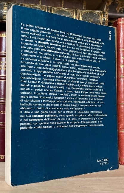 Remo Cantoni Crisi dell'uomo il pensiero di Dostoevskij Il Saggiatore 1975 - immagine 2