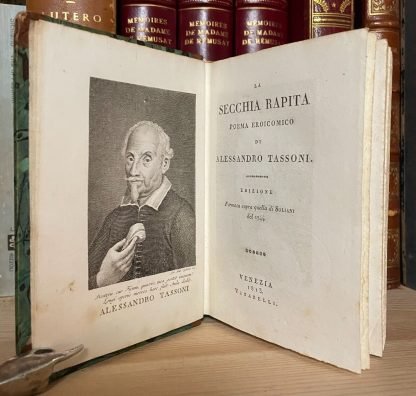 Alessandro Tassoni La secchia rapita poema eroicomico Vitarelli 1813 - immagine 3