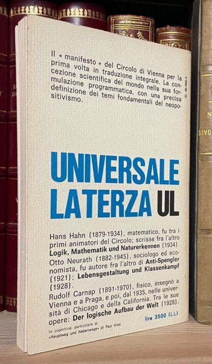 Hahn Neurath Carnap La concezione scientifica del mondo Universale Laterza 1979 - immagine 2