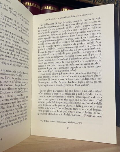 Jacob Taubes in divergente accordo scritti su Carl Schmitt Quodlibet 1996 - immagine 5