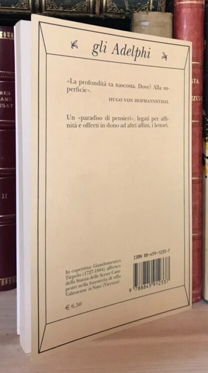 Hugo von Hofmannsthal Il libro degli amici Gli Adelphi seconda edizione 2003 - immagine 2