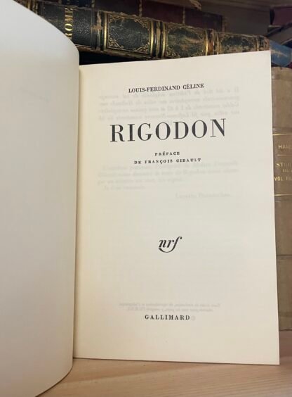 Louis-Ferdinand Céline Rigodon Gallimard 1969 - immagine 7