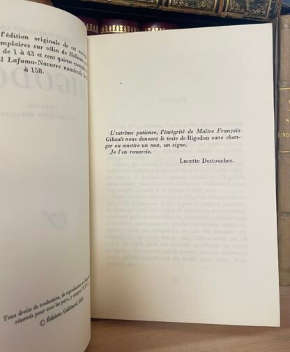 Louis-Ferdinand Céline Rigodon Gallimard 1969 - immagine 8