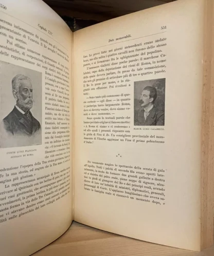 Ugo Pesci I primi anni di Roma capitale 1870-1878 Bemporard 1907 prima edizione - immagine 6