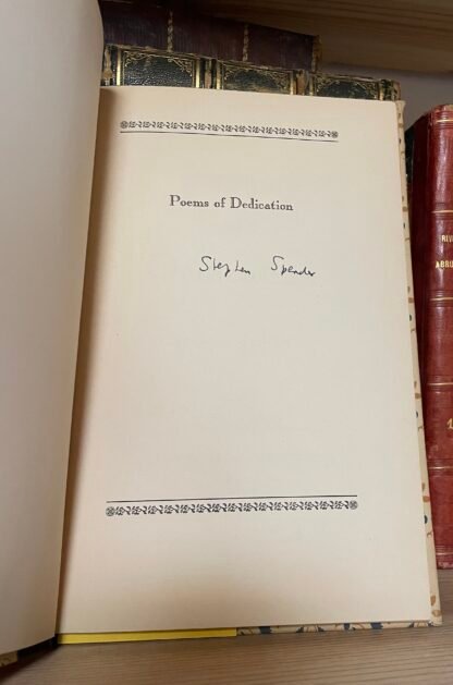 Stephen Spender Poems of Dedication Random House 1947 Autografato dall'Autore - immagine 5