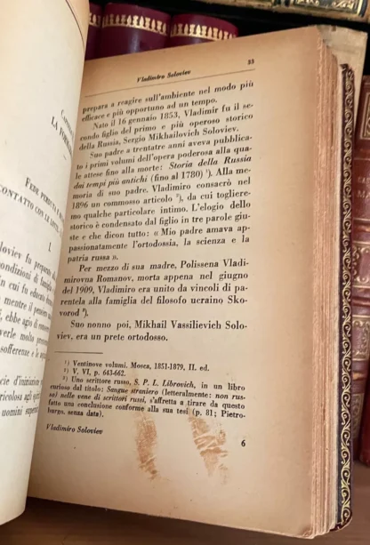 D'Herbigny L'Avvenire religioso russo nel pensiero di Soloviev Morcelliana 1928 dedica dell'A. - immagine 9