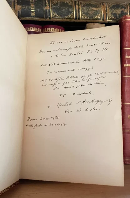 D'Herbigny L'Avvenire religioso russo nel pensiero di Soloviev Morcelliana 1928 dedica dell'A. - immagine 6