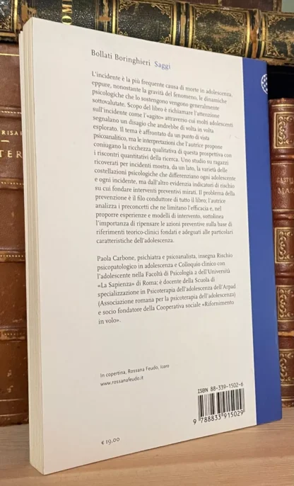 Carbone Le ali di Icaro Rischio e incidenti in adolescenza Bollati Boringhieri - immagine 2