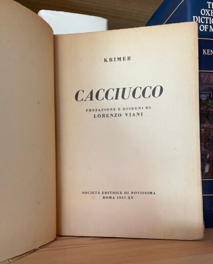 Krimer Cacciucco disegni di Lorenzo Viani Società Editrice di Novissima 1937 - immagine 4